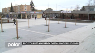 Prostor před KD Frýdek dostal moderní podobu, revitalizace vyšla na 22 milionů