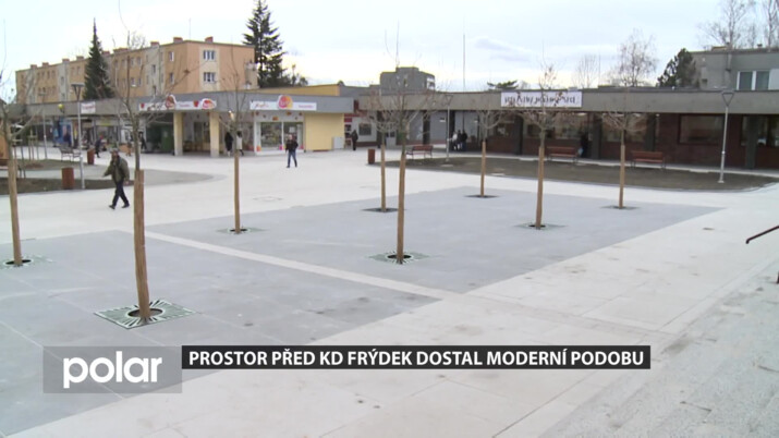 Prostor před KD Frýdek dostal moderní podobu, revitalizace vyšla na 22 milionů