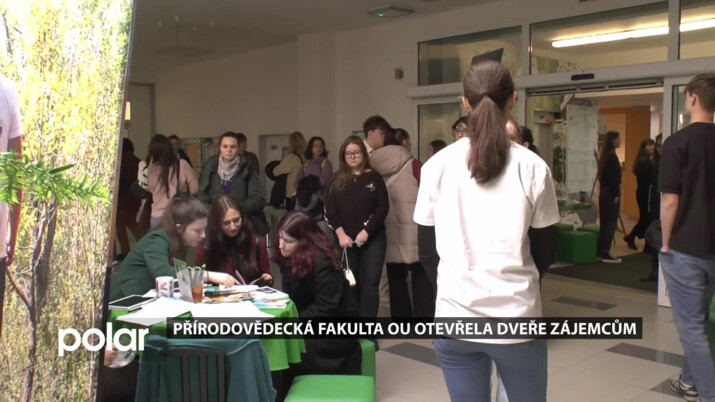 Přírodovědecká fakulta OU otevřela zájemcům o studium dveře i nový studijní program