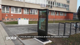 U polikliniky v Ostravě-Hrabůvce informuje o dění v obvodu nová interaktivní tabule