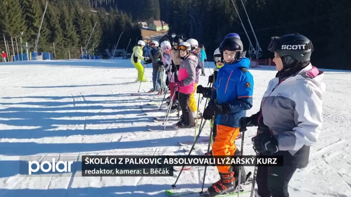 Školáci z Palkovic absolvovali lyžařský kurz na sjezdovce v Mezivodí