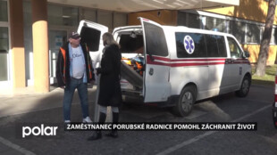 Zaměstnanec porubské radnice pomohl se záchranou života