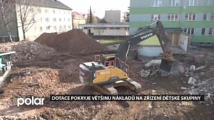 Dotace pokryje většinu nákladů na zřízení dětské skupiny, pojistkou je schválený úvěr