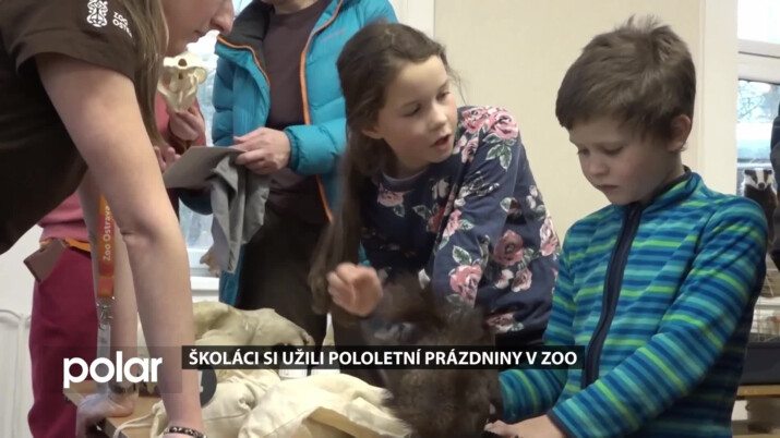 Školáci si užili pololetní prázdniny v zoo, čekal je i malý dárek za vysvědčení