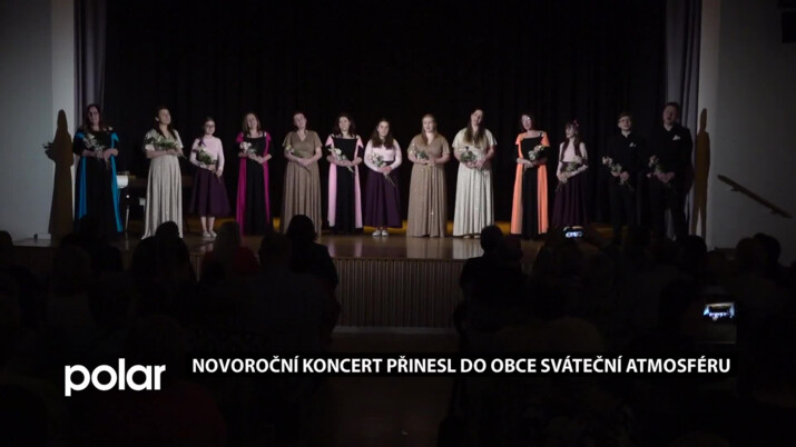 Novoroční koncert přinesl do obce sváteční atmosféru