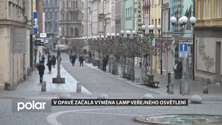 Opava ušetří za energie. Sodíkové lampy veřejného osvětlení nahradí LED lampy