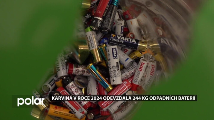 Aktuálně z Karviné: Karviná v roce 2024 odevzdala 244 kg baterií, pozvánka na akci knihovny