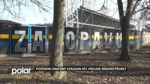 Povodní zničený stadion SFC Opava projde rekonstrukcí. Voda zničila trávník, zázemí klubu i tělocvičnu