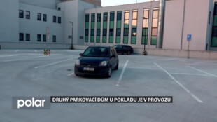 Druhý parkovací dům u Pokladu v Ostravě-Porubě je v provozu