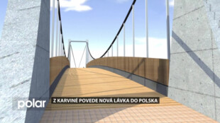 Stavba lávky mezi Karvinou-Loukami a polskou obcí Hażlach se blíží