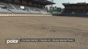 Povodní zničený stadion SFC Opava projde rekonstrukcí. Skončit by měla do začátku sezony