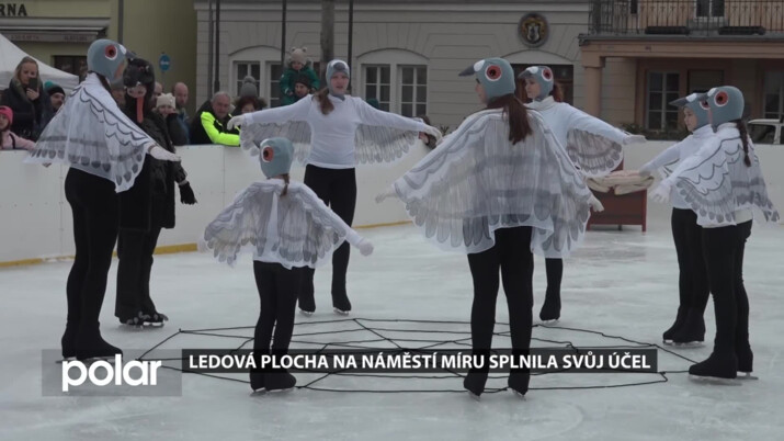 Třetí únorový víkend znamenal pro Bruntál slavnostní zakončení letošní rekreační ledové plochy na náměstí