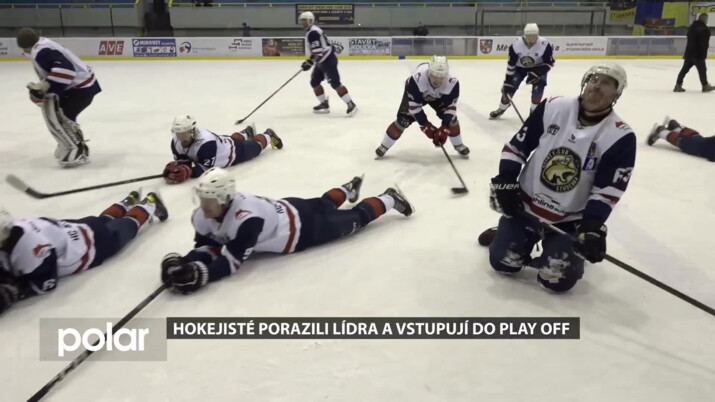 Hokejisté Studénky porazili lídra a vstupují do play off