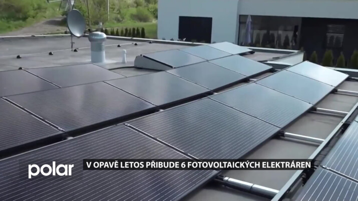 Opava připravuje další fotovoltaické elektrárny. Letos jich přibude šest