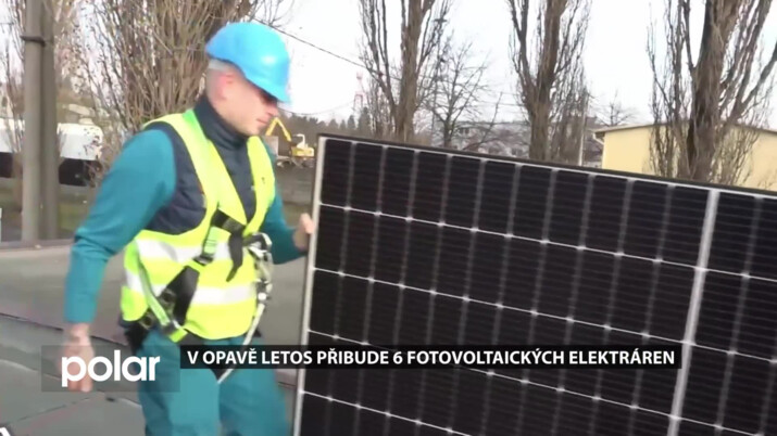 V Opavě letos přibude šest fotovoltaických elektráren, a to na střechách budov ZŠ a magistrátu