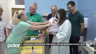 Opavská porodnice přivítala první miminko roku 2025. Magdalénka se má čile k světu