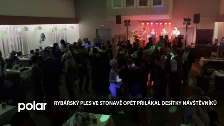 Rybářský ples ve Stonavě opět přilákal desítky návštěvníků