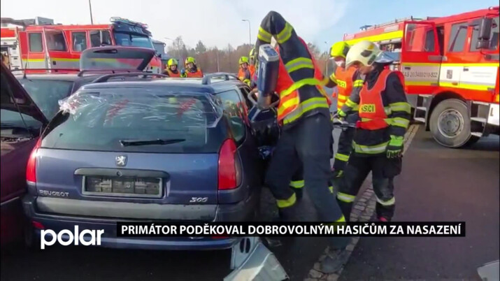 Dobrovolní hasiči z Frýdku měli loni 269 výjezdů. Primátor je ocenil za nasazení