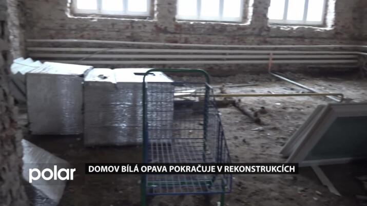 Domov Bílá Opava pokračuje v rekonstrukci po záplavách a chystá i další protipovodňová opatření