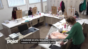 Na workshopech malování se lidé učí malovat různé styly, od krajin až po portrét