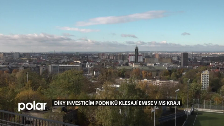 Díky investicím velkých podniků klesají emise v MS kraji