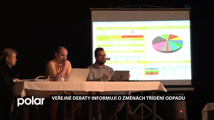 Veřejné debaty informují o změnách třídění odpadu, ty nastanou od 1. května