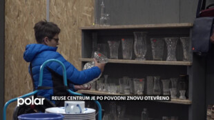 Reuse centrum je po povodni znovu otevřeno. Hala musela být vysušena a zrekonstruována