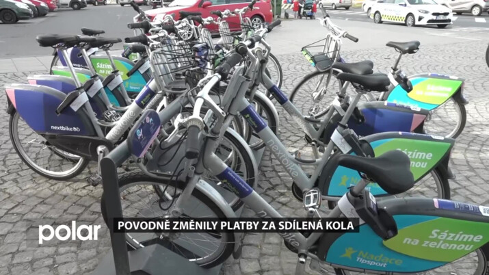 Povodně změnily platby za sdílená kola v Opavě. Prvních 15 minut už nebude zdarma