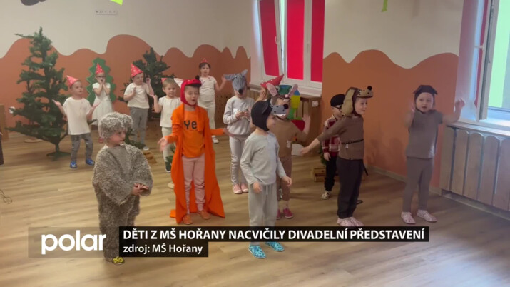 Děti z mateřské školy Hořany nacvičily divadelní představení