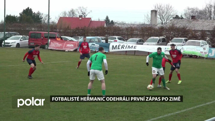 Fotbalisté Heřmanic odehráli první zápas po zimní přípravě, hřiště se už nemohli dočkat