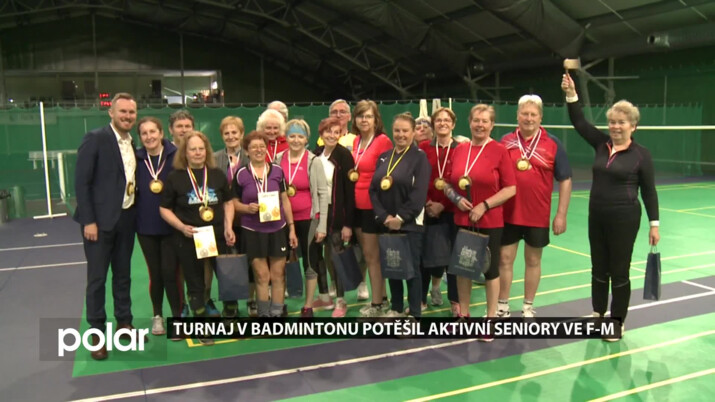 Turnaj v badmintonu potěšil aktivní seniory ve Frýdku-Místku