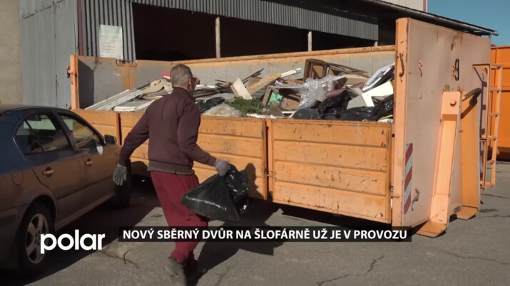 S letním provozovem sběrných dvorů se v Opavě otevřel i nový sběrný dvůr na Šlofárně a Reuse centrum