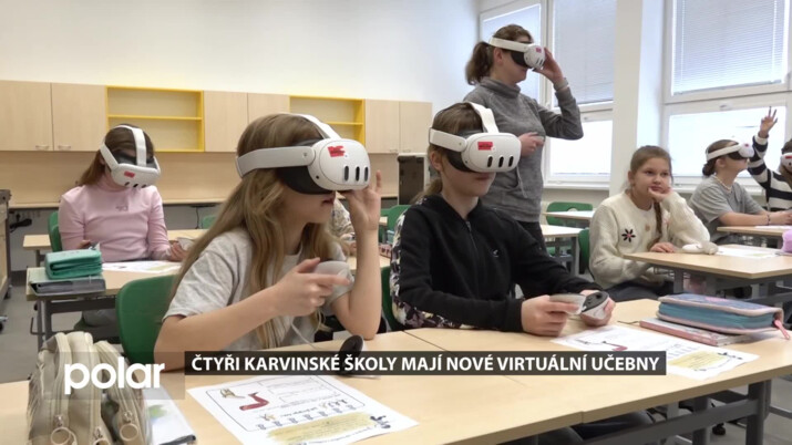 Na základních školách v Karviné mají VR brýle, speciální stavebnice a roboty