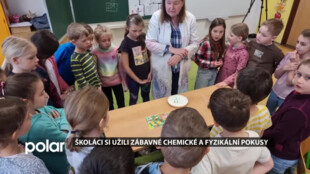 Frýdlantští školáci si užili zábavné chemické a fyzikální pokusy