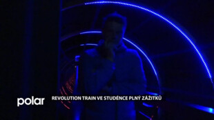 BEZ KOMENTÁŘE: Ve Studénce zastavil Revolution train a předvedl novinku