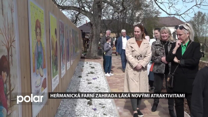 Heřmanická farní zahrada láká novými atraktivitami, zaujme hlavně unikátní Kout ctností