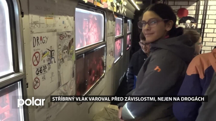 Stříbrný vlak varoval před závislostmi, nejen na drogách