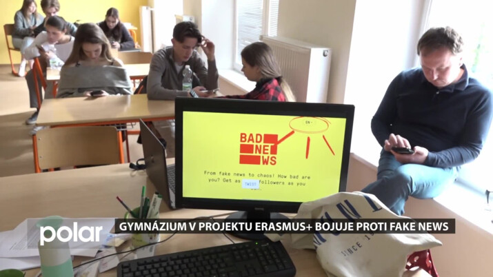 Gymnázium v projektu Erasmus+ bojuje proti fake news