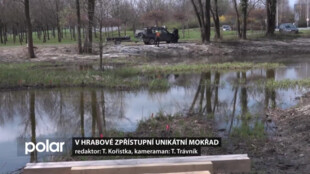 I mokřad může být místem k relaxaci. V Hrabové zpřístupňují unikátní biotop