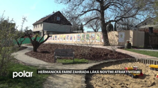 Heřmanickou farní zahradu obohatil Kout ctností i pétanquové hřiště