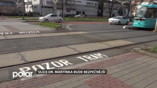 Ulice Dr. Martínka bude bezpečnější. Rekonstrukce se dotkne hlavně chodců a cyklistů