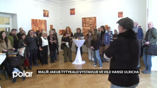 Malíř Jakub Tytykalo vystavuje v ostravské Vile Hanse Ulricha