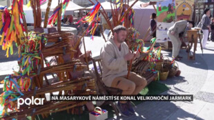 Na Masarykově náměstí proběhl tradiční Velikonoční jarmark a přinesl spoustu pohody