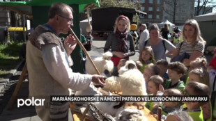 Řemeslníci, živá zvířátka, polní kuchyně. Mariánskohorské náměstí patřilo Velikonočnímu jarmarku