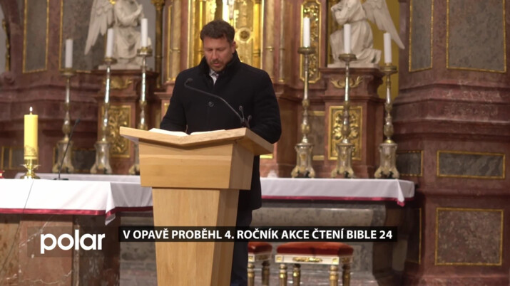 V Opavě se opět četlo z písma svatého. Do akce Čtení bible 24 hodin se zapojilo přes 120 lidí