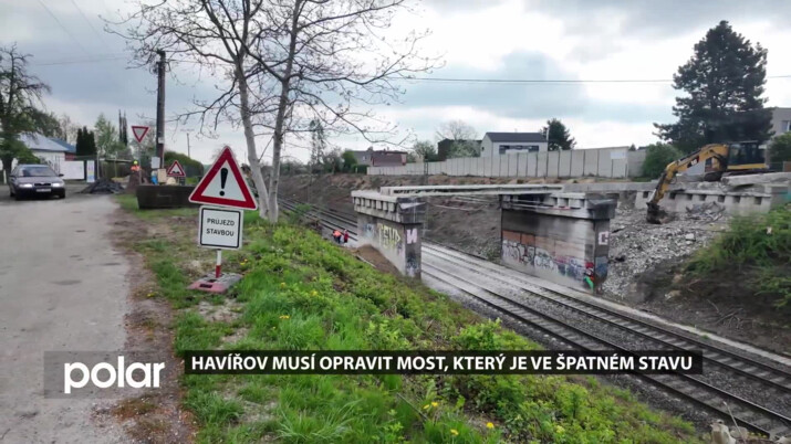 Oprava mostu v Havířově potrvá skoro rok, byl v havarijním stavu