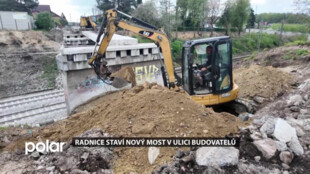 Radnice staví nový most v ulici Budovatelů, práce potrvají do příštího roku