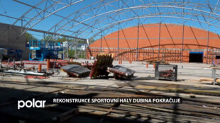 Stavební práce na sportovním centru v Ostravě-Dubině po zimní přestávce pokračují