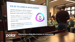 Přednáška přiblížila seniorům, jak jednoduše dochází díky AI k podvodům