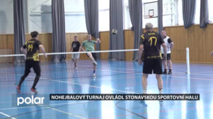 Nohejbalový turnaj ovládl stonavskou sportovní halu